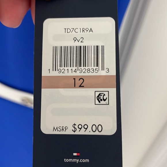 Brand NWT Tommy Hilfiger blue shift dress size 12 - Picture 2 of 3